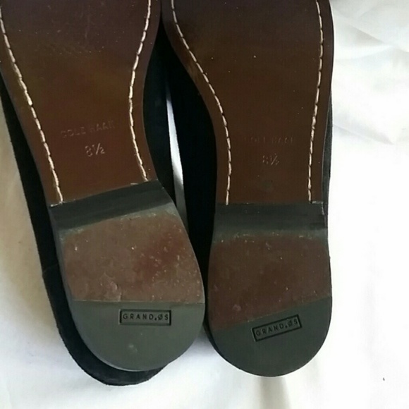 Cole Haan Grand 0s suede tassel loafers sz 8.5 - Picture 8 of 8